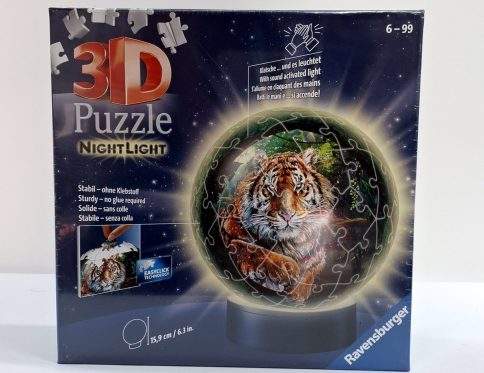 פאזל 3D נמר מואר