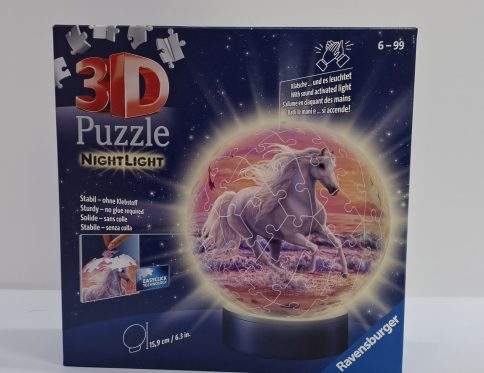 פאזל 3D סוס מואר