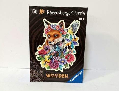 פאזל עץ 150 חלקים – שועל פרחוני