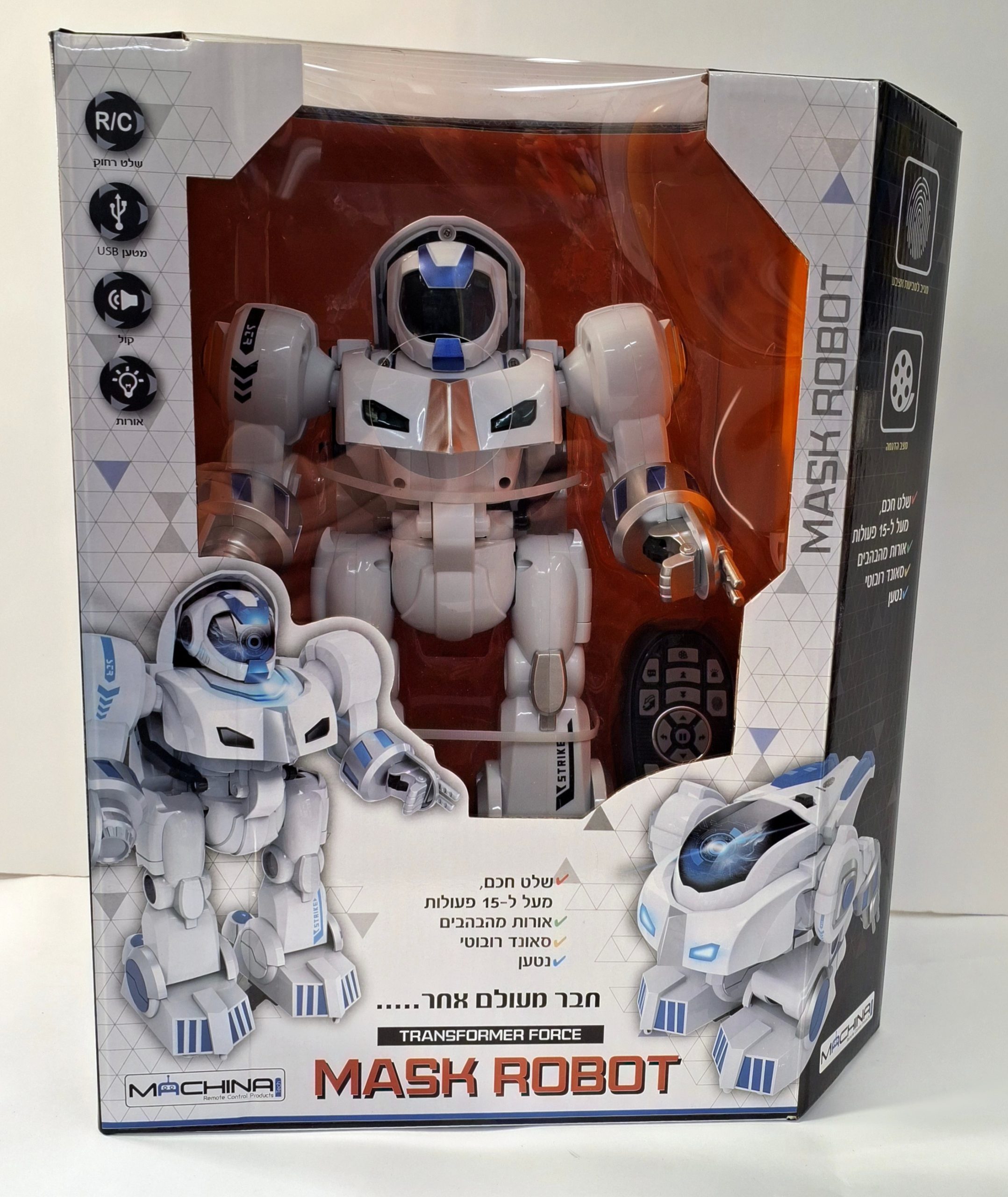 רובוט משנה צורה נטען – MASK ROBOT