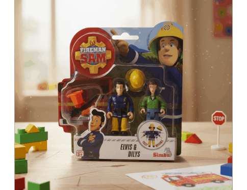 סמי הכבאי – זוג דמיות כולל אביזרים (3)