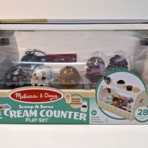 Melissa & Doug דוכן גלידה מעץ מלא