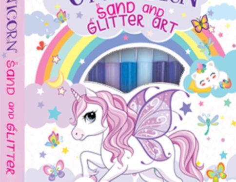 ערכת יצירה חד קרן – sand and glitter art