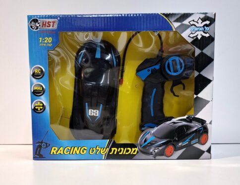 מכונית מרוץ 1:20 על שלט