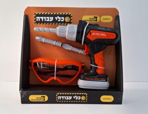 מברגה חשמלית כולל משקפי הגנה