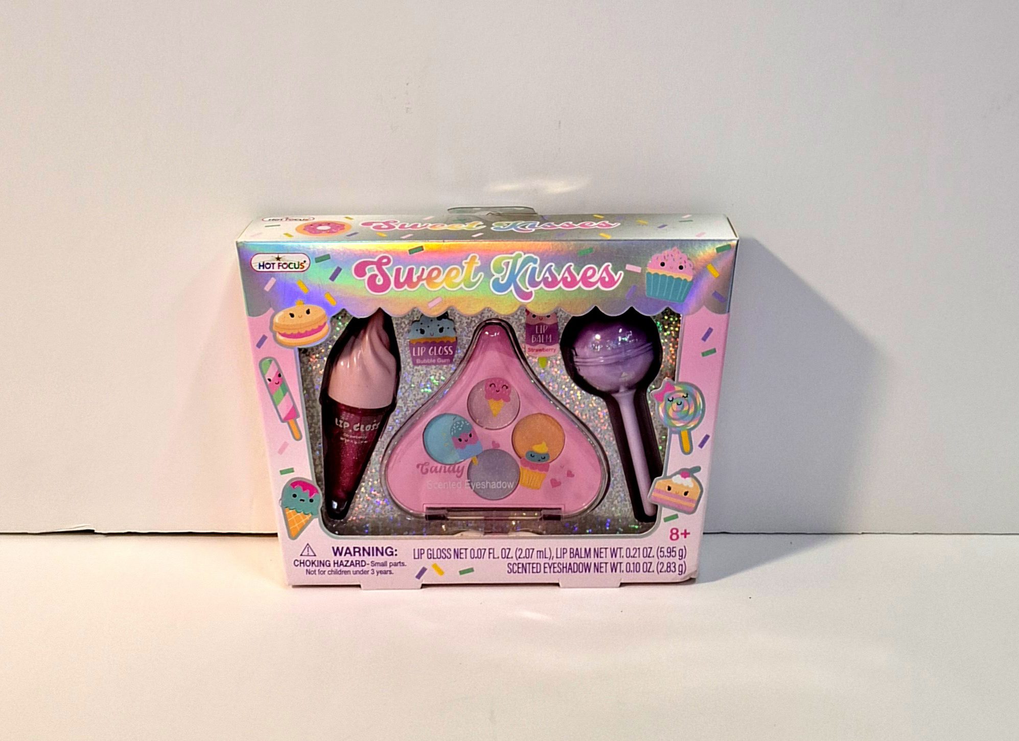 ערכה לטיפוח גלוס שמן שפתיים Sugar Lips בטעם תות